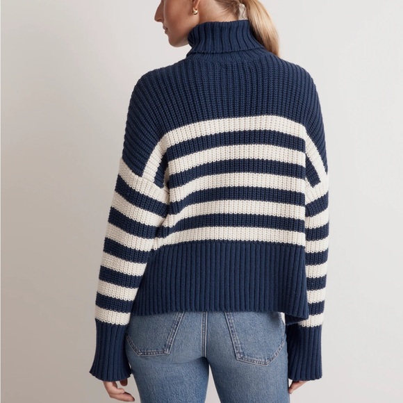 Madewell Wide Rib Turtleneck Sweater - Picture 4 of 6
